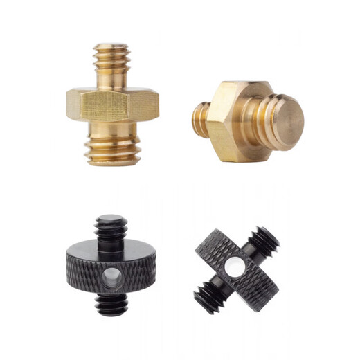 Xu ordered photography bracket adapter screws 38 M4M5M6M8M10 mutually convertible 14 camera fill light head conversion accessories 1/4 external rotation 1/4 external aluminum screws 2 pieces