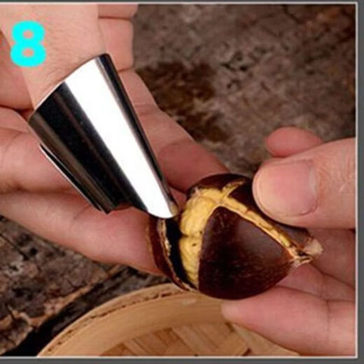 Interesting appliance, chestnut opener, stainless steel chestnut peeling artifact, open raw chestnuts, thickened cross knife, peeling and shelling, home use, newly upgraded and thickened chestnut opener, limited quantity, WA 430 steel thickened version + 3 armors