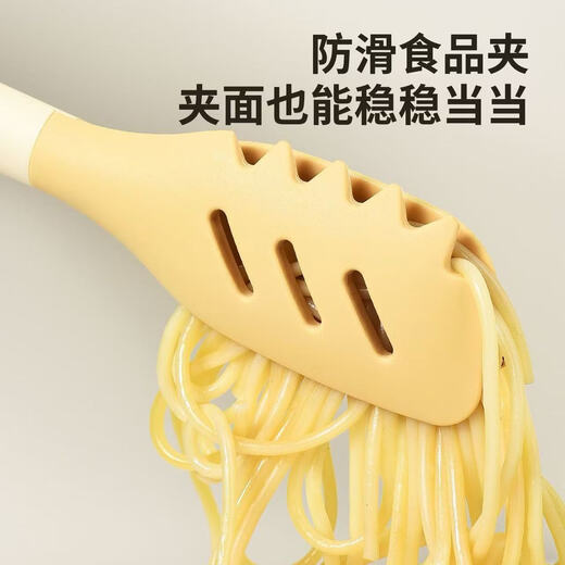 Yong hiang silicone food clip kitchen food clip anti-scald vegetable clip barbecue meat clip fished noodles fried steak silicone food supplement clip high temperature resistant multi-functional two-in-one silicone food clip with hook