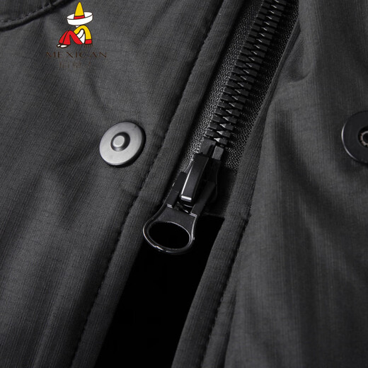 Scarecrow Fat Brother 2025 Winter New Men's Mid-Length Down Jacket Thickened Warmth Windproof Plus Fat Plus Size Hooded Black 5XL