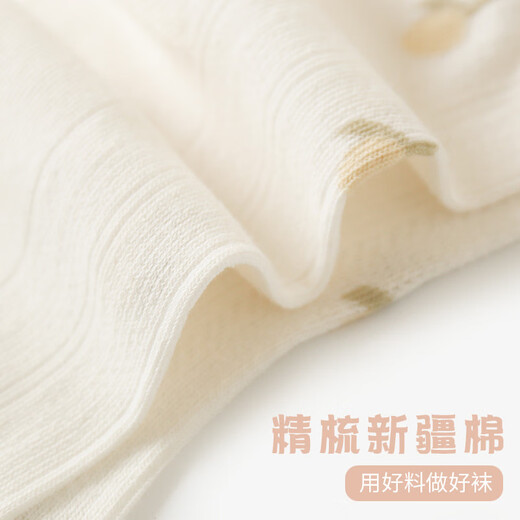 Pure cotton maternal confinement socks, postpartum spring and summer style maternity socks, loose mouth and non-constricting feet, long boneless sleep socks, four-season regular lotus leaf cherry socks, 5 pairs. One size fits all, skin-friendly pure cotton, loose mouth and non-constricting feet.