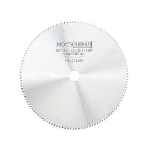 Solid wood acrylic saw blade bamboo chopsticks toothpick solid wood photo frame alloy saw blade cutting 120 teeth 255*2 points 0 thick*60 teeth*25 points 4 holes