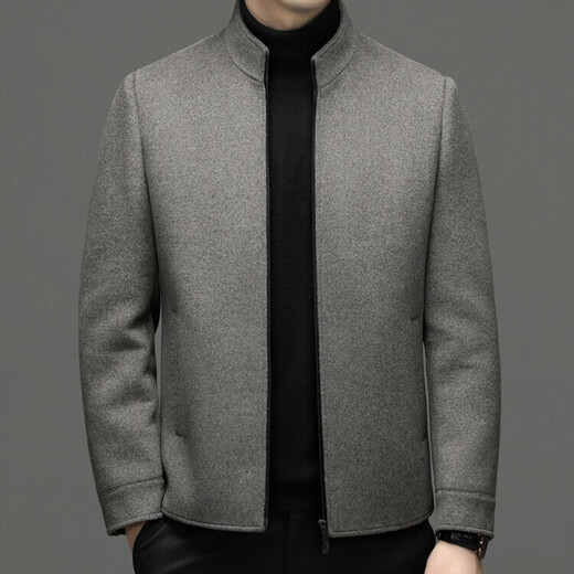 Heilan House (HLA) new winter down jacket men's casual short top business casual men's jacket daddy gray XL 180