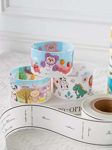 Yusenyi New Cartoon Children's Day Birthday Thickened Mousse Transparent Explosion Cake 8cm Hard Edge 1kg Packed 100% Style 1kg 8cm 1 Piece rim 100% Style 1kg 8cm The size is subject to the option picture