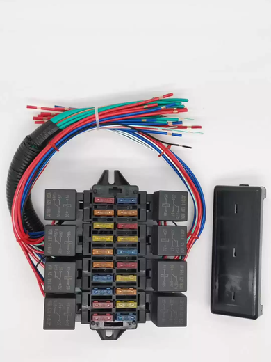 Multi-channel new energy fuse holder central control box 20-channel with 8-channel relay fuse box default