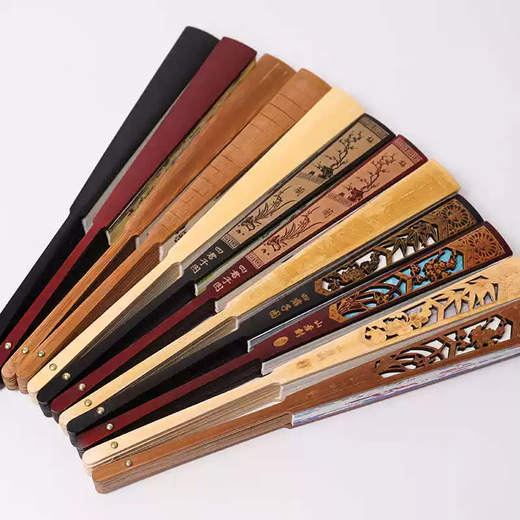 Yusenyi QR code to customize customized pattern logo Zhongyitang printed rice paper silk cloth folding fan advertising wholesale (customized folding fan) ten to thirty rice paper (single price)