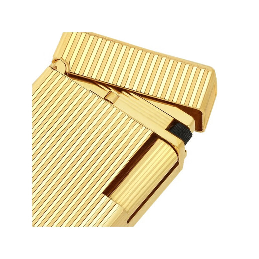 Dupont (S.T.Dupont)ligne 1 gold brass guilloché lighter C14020 tax included gold