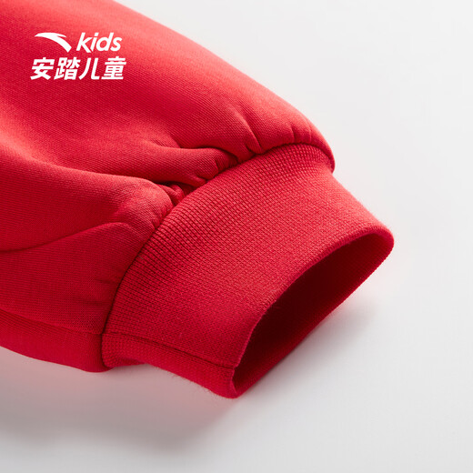 Anta Children's New Year's Wear Princess New Year's Dress Dress for Girls 2026 Spring New Style Comfortable and Skin-Friendly Girls Trendy Dress Tianjiao Red-1 101 cm