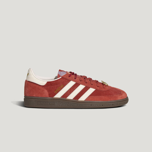 Adidas He Cong's same T-toe shoes HANDBALL SPEZIAL New Year's sneakers Adidas Clover Glory Amber/Han Jade White/Resin Yellow 35.5