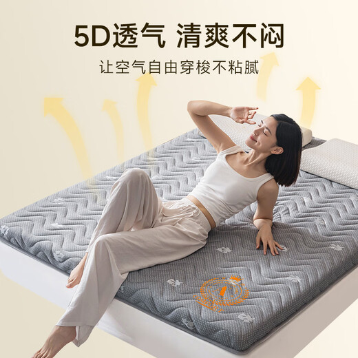 MUJI Class A fabric soybean antibacterial anti-pressure mattress mattress cover household anti-slip foldable mattress 1.2*2m bed