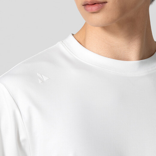 VICUTU FOCUS series men's short-sleeved T-shirt simple daily commuting versatile half-sleeved white S 165/88B