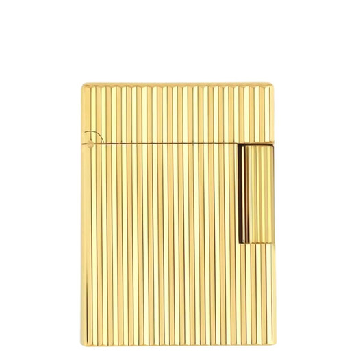Dupont (S.T.Dupont)ligne 1 gold brass guilloché lighter C14020 tax included gold