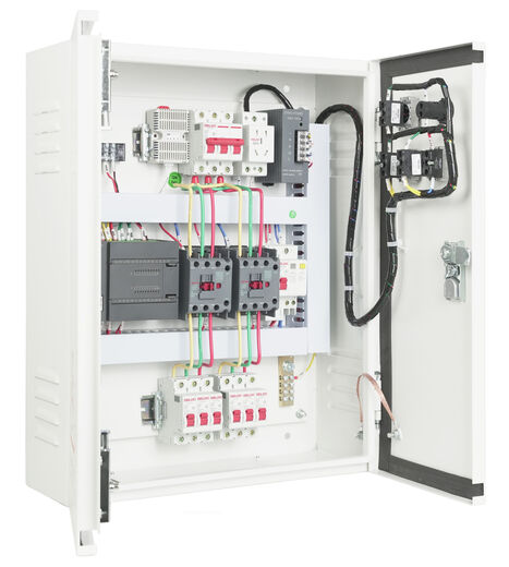 LED display power distribution cabinet PLC intelligent power distribution box 20KW indoor and outdoor central control network port power box white 20KW 500x400x160mm