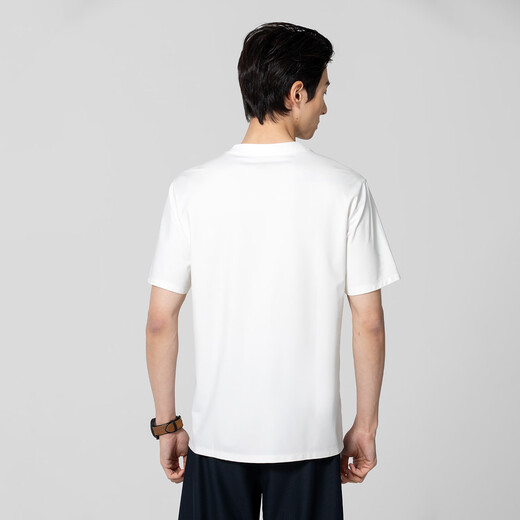VICUTU FOCUS series men's short-sleeved T-shirt simple daily commuting versatile half-sleeved white S 165/88B