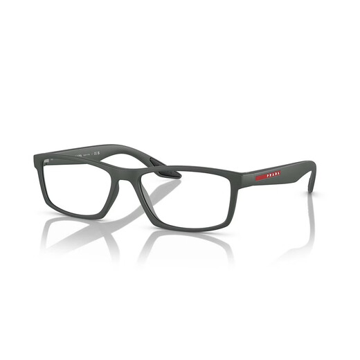PRADA Rectangular Frame Glasses Black One Size