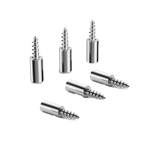 Shantou Lincun one-piece self-tapping screw shelf holder nail cupboard wardrobe partition fixed support cross screw metal partition screw shelf holder with rubber sleeve 10 pieces