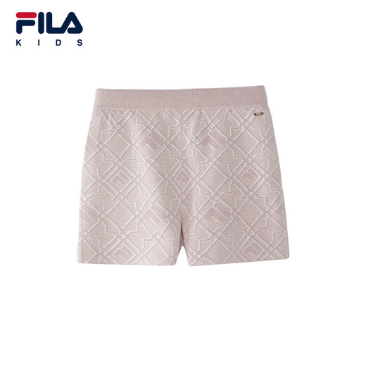 FILA children's shorts 2026 spring new style for girls, middle and large children, casual inner wear, woolen knitted trousers, full print 2-ZB 160