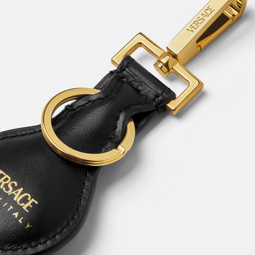 VERSACE/Versace Llavero Medusa Biggie para hombre 1B00V-Negro + Dorado
