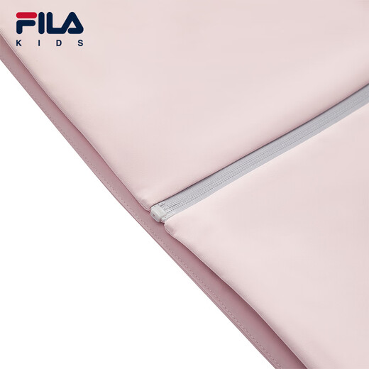 FILA children's jacket 2026 spring new style girls' outdoor loose hooded top for middle and large children red pink-PK 140