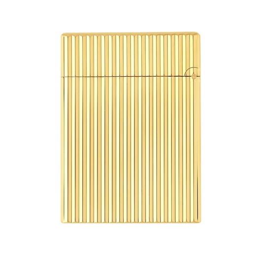 Dupont (S.T.Dupont)ligne 1 gold brass guilloché lighter C14020 tax included gold