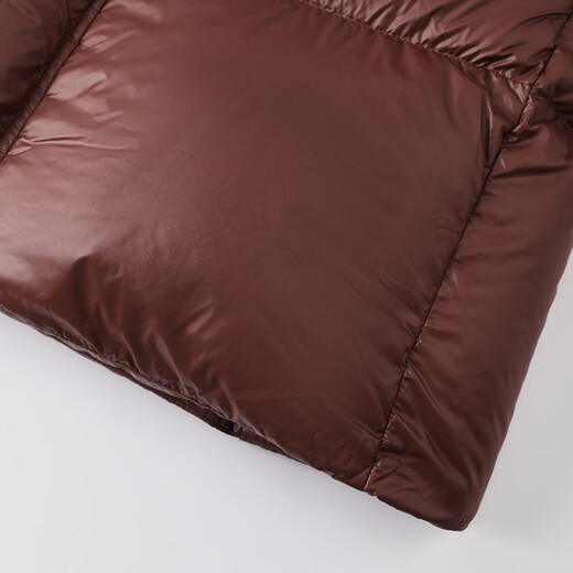 5+(FivePlus) Winter Hooded Long 25 New Shiny Down Jacket Women's 90% Duck Down High Warm Over-the-Knee Jacket