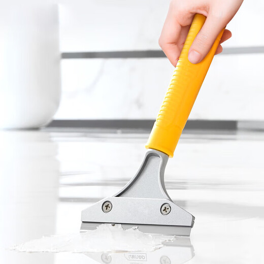 Deli same shovel blade cleaning knife glue removal small shovel scraper glue shovel artifact beautiful seam land reclamation cleaning special tool 210mm cleaning blade tail can be extended