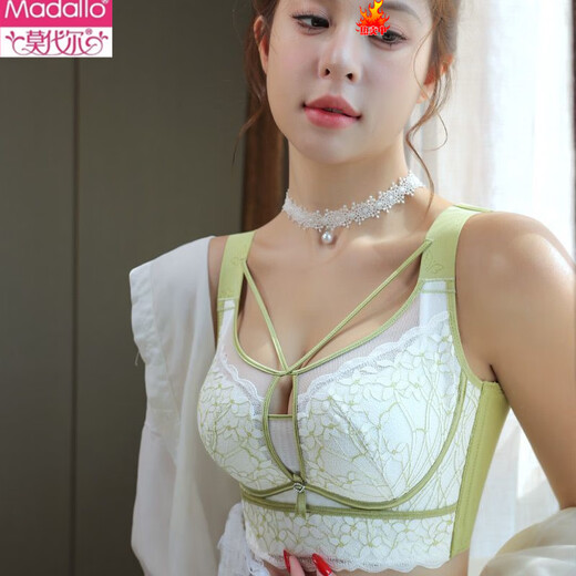 Modal wire-free large size thin style push-up anti-sagging bra for women with small breasts, dark purple, one size fits all, 401