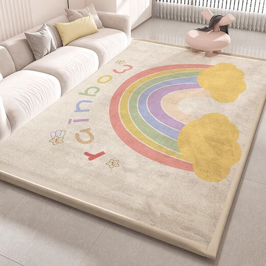 Fantasy children's carpet crawling mat living room thick extra thick soft sponge play mat tatami bedside sleeping mat dopamine little monster +2T丨 Aibed 200x340CM丨 smooth carpet surface