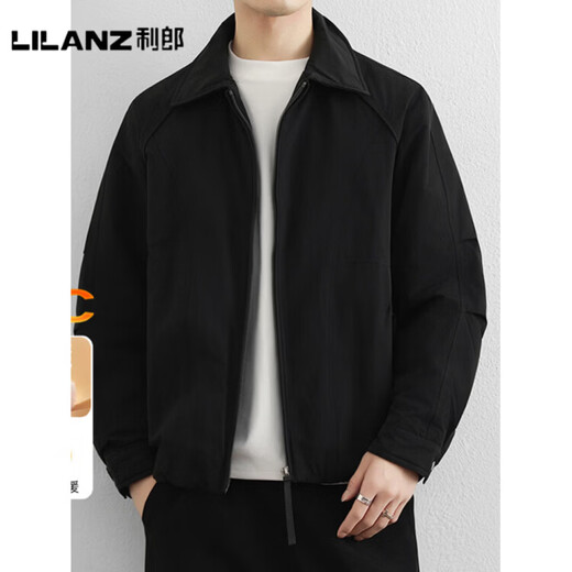 LILANZ official down jacket men's winter trendy brand loose white duck down executive jacket men's solid color warm top W5905 Cocoa-Flagship Model M (about 100~120Jin Jin equals 0.5kg can be worn)