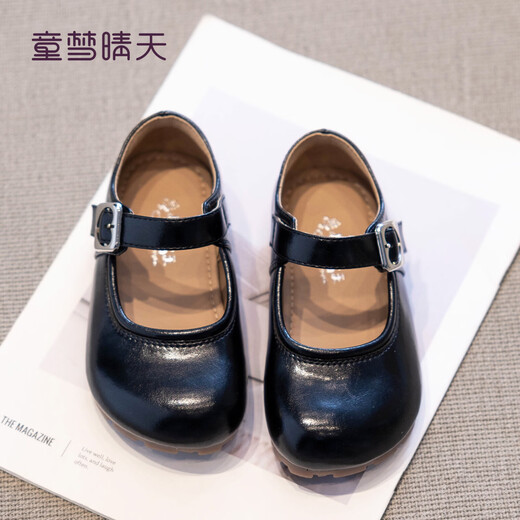 Tongmeng Sunny Princess Shoes Girls' Dresses Children's Soft Sole Leather Shoes 2026 New Spring Girls' Red Shoes