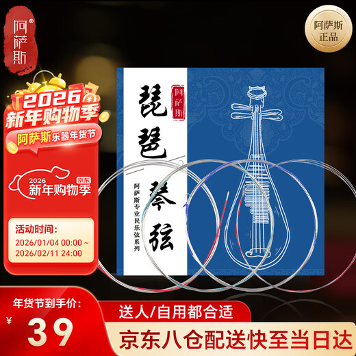 Assas pipa strings German steel core German silver wound pipa strings universal type 1-4 string set