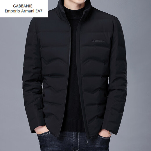 Emporio Armani EA7 Armani light luxury down jacket men's winter 2026 new high-end lightweight quilted warm stand-up collar middle-aged men's outer upper green M