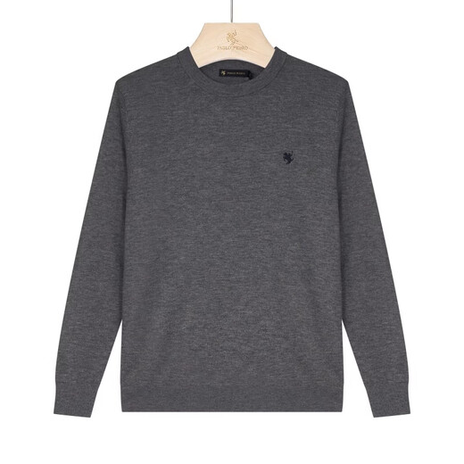 PAULO PEDRO counter same style Men's comfortable, skin-friendly, simple daily 100% wool warm sweater MLDC65301 Orange Regular MLDC65301 M (170) 90-110Jin Jin equals 0.5 kg