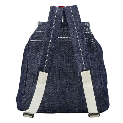 MIKIHOUSE children's accessories backpack bear embroidered baby backpack 1 and 3 years old, direct mail from Japan Indigo Blue (33) F