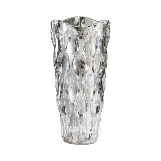 Cuttlefish Bohemian glass vase light luxury transparent rose lily flower arrangement (diameter 13 height 24) New Year's Day gift