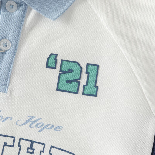 DAVE&BELLA boys' long-sleeved T-shirt 2026 spring new college style children's POLO shirt big children's bottoming shirt little boy's clothes white ready stock 110 cm (recommended height 100-110cm)