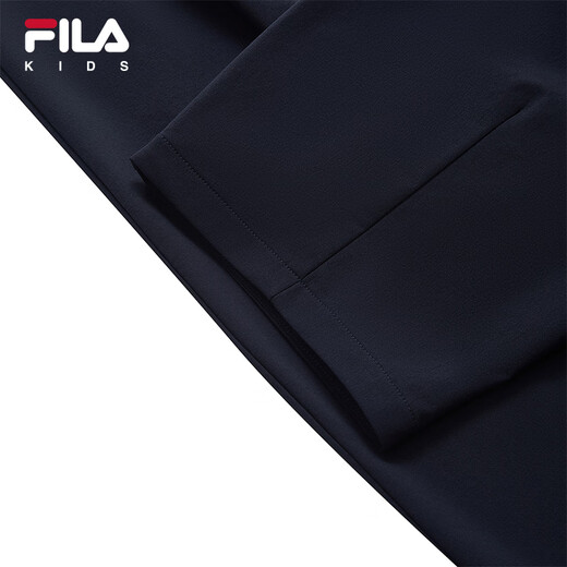 FILA FILA children's trousers 2026 spring new wide-leg pants for men, middle and large children RD royal blue-NV 140