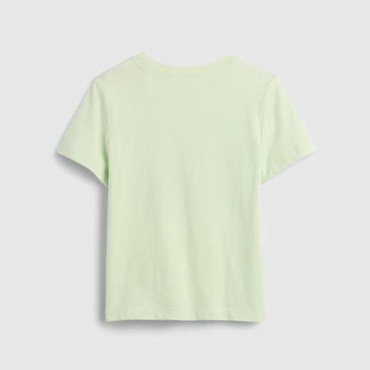 Gap Gap boys' 2026 spring new pure cotton creative printed short-sleeved T-shirt children's wear US version 870066 light green 100/52 (2-3 years old)