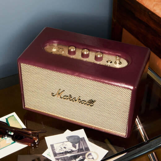 Marshall ACTON III third generation home wireless Bluetooth 5.2 speaker subwoofer burgundy red