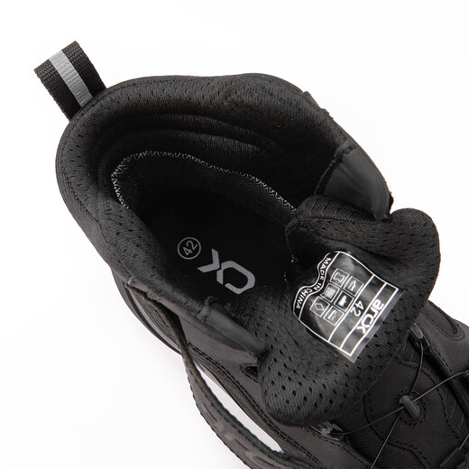 Yakus motorcycle riding shoes motorcycle boots anti-fall real cowhide knob buckle waterproof outdoor riding Vibram bottom anti-slip L60884 black 40