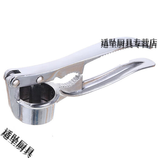 Tuojin garlic masher, manual garlic masher, household garlic masher, garlic peeler, alloy garlic press, extra large extra large garlic press (long tube garlic peeler)