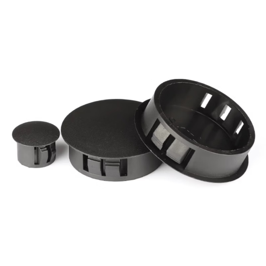 SKT button plug nylon hole plug plastic plug panel hole plug wire hole cover bulkhead plastic hole plug SKT-14 (black and white gray remarks)