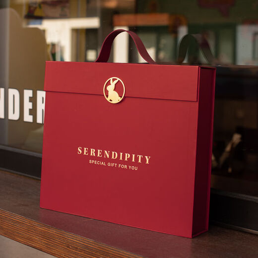 Fantasy ice skin flow heart gift box packaging box egg yolk crisp empty box 8 pieces Xiaoyue box 1 set