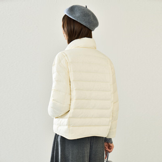 Nishimachi Village House (SETIROM) Nishimachi Village House Korean 90 White Duck Down Jacket Women's 2025 Winter New Short Down Jacket XHAD10982 Off-White One Size