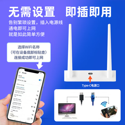 Yunqipin enrutador móvil inalámbrico de banda ancha wifi portátil wifi6 sin necesidad de tirar del cable de red, sin necesidad de insertar la tarjeta, tráfico de velocidad ilimitada Tarjeta de Internet oficina de alquiler dormitorio sitio de construcción zona montañosa banda ancha versión mejorada de ocho núcleos: aceleración del 200%