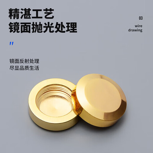Xu ordered bronze mirror nails, advertising nails, ceramic tile glass fixing nails, decorative nail caps, self-tapping expansion screw caps, decorative caps to hide the ugliness, curved bright silver 12mm (set price of 10)