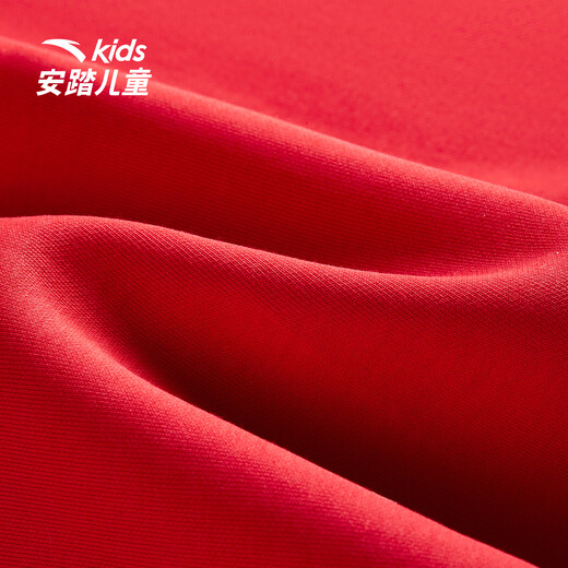 Anta Children's New Year's Wear Princess New Year's Dress Dress for Girls 2026 Spring New Style Comfortable and Skin-Friendly Girls Trendy Dress Tianjiao Red-1 101 cm