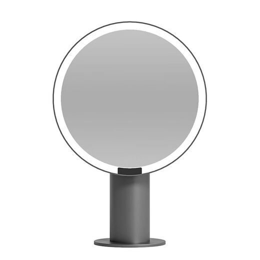 2025 New Makeup Mirror with Light Mirror Desktop LED Beauty Mirror Fill Light HD Desktop Makeup Mirror Gift Dyson Gray Gift Box