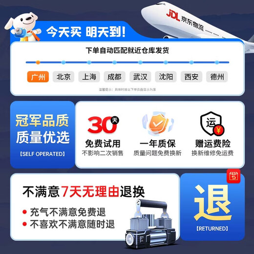 Dachang Lanyue Car Air Pump Car Air Pump Tire Inflator Car Wired Dual Cylinder Portable High Power Air Pump Storage Bag Dual 30 Cylinders + Automatic Charging and Stopping