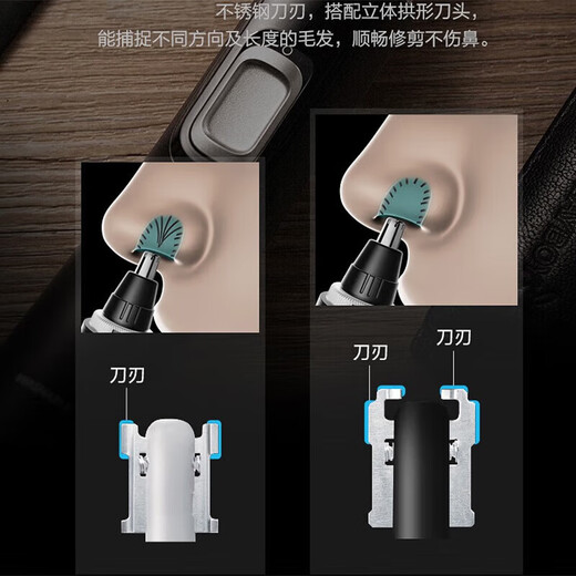 Panasonic Nose Hair Shaving Trimmer Full Body Washable Electric Eyebrow and Beard Styler ER-PGN70 ER-PGN70